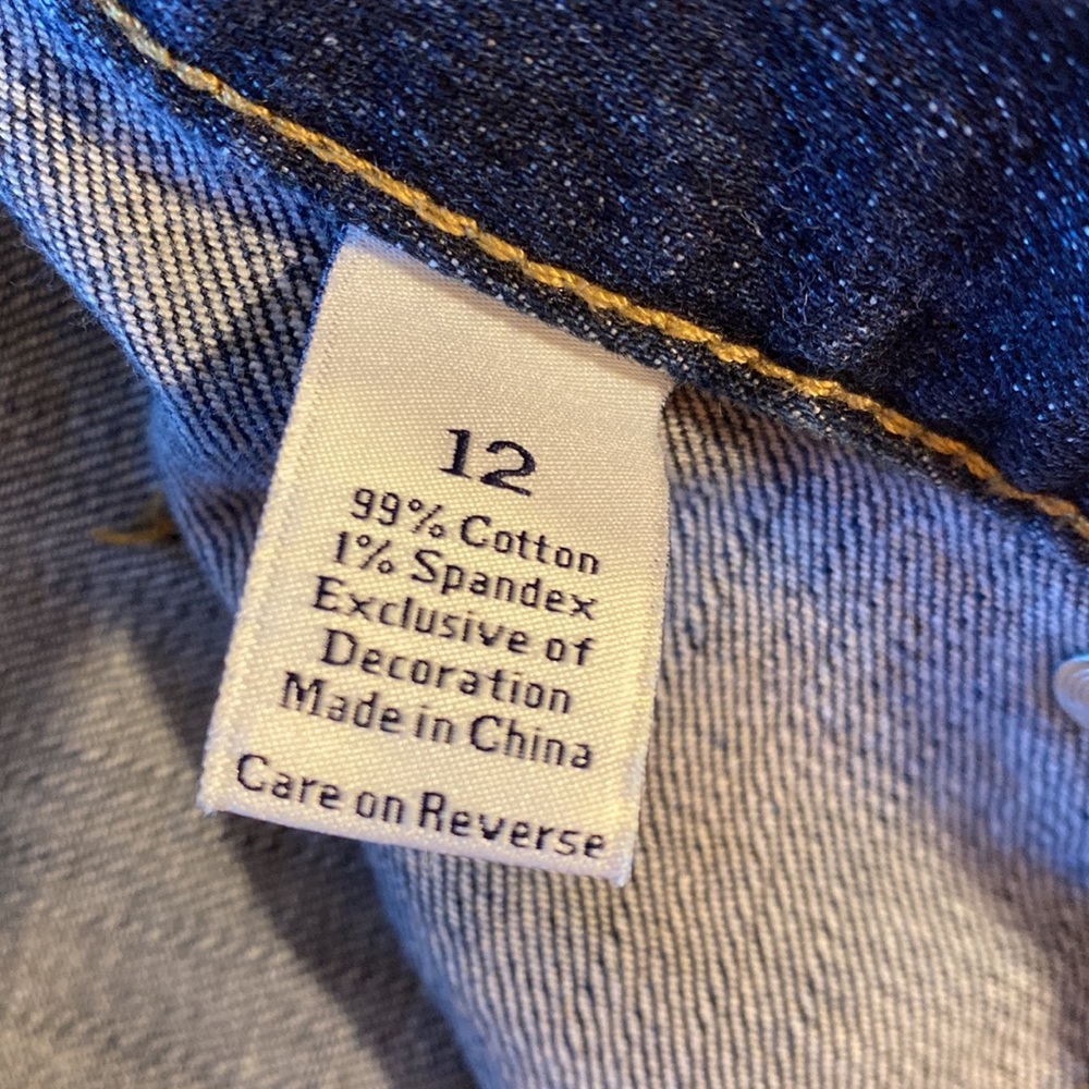 Simply Vera Wang Zipper Pocket Denim Blue Jeans - Picture 10 of 10